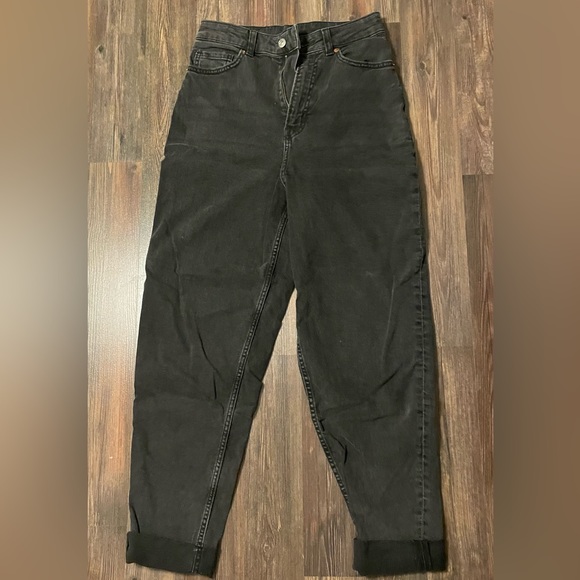 H&M (DIVIDED) Dark Grey Jeans size 4 - Picture 2 of 6